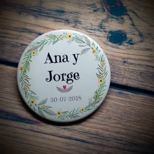 Chapas boda Flowerlove clean