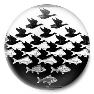 Escher Aves y peces
