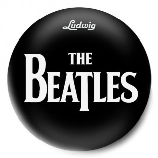 The Beatles Logo Negro