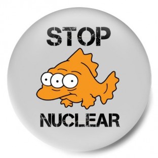 Stop Nuclear pez tres ojos