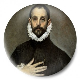 El Greco El Caballero de la mano en el pecho