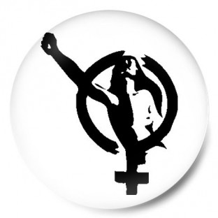 Feminista símbolo blanco