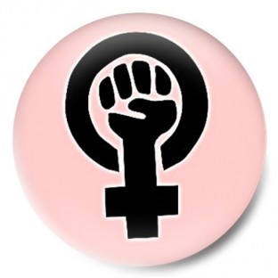 Feminista símbolo rosa