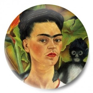 autorretrato con mono frida