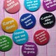 Chapas para bodas Color Party