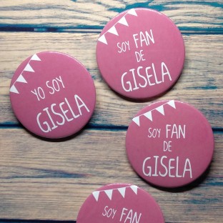 chapas cumpleanos soy fan moradas