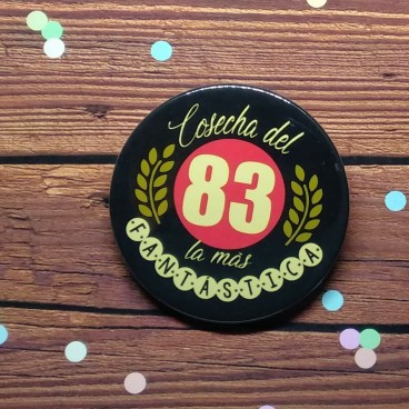 chapas cumpleanos cosecha del